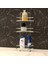 3 Katlı Banyo Duş Rafı Altın Bk006 1