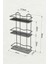 3 Katlı Banyo Rafı Altın Bk013 3
