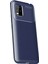Xiaomi Mi 10 Lite Kılıf Karbon Desenli Lux Negro Silikon Lacivert + Tam Kaplayan 5D Cam Ekran Koruyucu 1