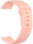 Amazfit Bip S 20 mm Kordon Mat Düz Renkli Silikon Açık Pembe 1