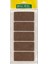 Zemin Koruyucu Masa Sandalye Keçesi Çap 40 x 90 mm Kare 5'li 1