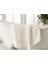 Romantic Stripe Floşlu Banyo Havlusu Takımı 50 x 85CM + 70 x 150CM Ekru 4
