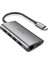 Type-C Çok Fonksiyonlu Dönüştürücü HDMI Ethernet USB Kart Okuyucu 1