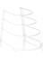 4 Katlı Metal Organizer Tava Rafı Beyaz KB086 1