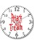 Attack On Titan Font Logo Duvar Saati Bombeli Gerçek Cam 1
