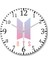 Bts Logo Duvar Saati Bombeli Gerçek Cam 1