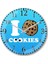 Cookie Monster Kurabiyeleri Severim Kurabiye Canavarı Duvar Saati Bombeli Gerçek Cam 1