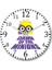 Dawn Of The Minions Duvar Saati Bombeli Gerçek Cam 1