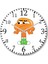 Gumball Darwin Watterson Duvar Saati Bombeli Gerçek Cam 1