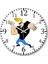 Johnny Bravo Duvar Saati Bombeli Gerçek Cam 1