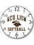 Red Lion Softball Duvar Saati Bombeli Gerçek Cam 1
