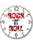 Rock N Roll Duvar Saati Bombeli Gerçek Cam 1