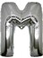 M Silver Harf Folyo Balon 90 cm 1