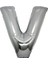 V Silver Harf Folyo Balon 90 cm 1