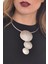 Kadın Antik Gümüş Kaplama Bohem Choker 1