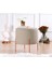 Lorence Home Copper Puf  Yuvarlak Kahve 1