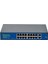 16 Port Poe Switch + 2 Port Uplink Gigabit 1