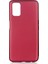 Oppo A92 Kılıf Mat Premium Silikon Kılıf Bordo + Nano Ekran Koruyucu 1