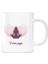 I Love Yoga Kupa Bardak - Lotus Çiçekli 1