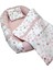 Berababy Babynest Pikeli Pudra Kelebek Kombin Bebek Yuvası 3 Parça Set 1