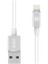 SW-C609 3 mt 2.4A USB to Lightning Beyaz Data + Şarj Kablosu 1