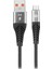 SW-C565 1.2 mt 3A Micro USB Gri/Siyah Şarj Kablosu 1