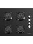 Black Crystal Dual 2'li Ankastre Set (A6SF2 MT Siyah Ankastre Fırın + 40TAHDF Siyah Ankastre Ocak) 2