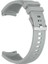 Samsung Watch Gear S3 46mm 22mm Kordon Silikon Kancalı Ayarlanabilir KRD 18 Gri 1