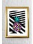 Decor Renkli Ananas Çerçeveli Poster Tablo 23.5 x 33,5 cm 1