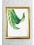 Decor Yeşil Pamiye Yapragı Çerçeveli Poster Tablo 23.5 x 33,5 cm 1