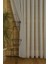 Kırçıllı Keten Tül Mavi Pilesiz 250 x 260 cm 1
