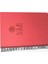 1081 V.i.p. Sert Kapak A4 Çizgili Defter Kırmızı 1