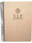 1081 V.i.p. Sert Kapak A4 Kareli Defter Hardal 1