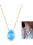 Aqua Kristal Damla Kolye _rose 1