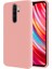 Xiaomi Redmi Note 8 Pro İçi Kadife Soft Silikon Kılıf - Pembe 1