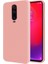 Xiaomi Mi 9t İçi Kadife Soft Silikon Kılıf - Pembe 1