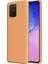 Samsung Galaxy S10 Lite İçi Kadife Soft Silikon Kılıf - Turuncu 1