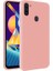 Samsung Galaxy M11 İçi Kadife Soft Silikon Kılıf - Pembe 1