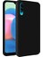 Samsung Galaxy A30S İçi Kadife Soft Silikon Kılıf - Siyah 1