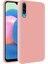 Samsung Galaxy A30S İçi Kadife Soft Silikon Kılıf - Pembe 1