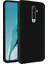 Oppo Reno2 Z İçi Kadife Soft Silikon Kılıf - Siyah 1