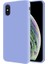 Apple iPhone Xs İçi Kadife Soft Silikon Kılıf - Açık Mavi 1