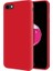 Apple iPhone 7 İçi Kadife Soft Silikon Kılıf - Kırmızı 1