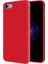 Apple iPhone 6 Plus İçi Kadife Soft Silikon Kılıf - Kırmızı 1