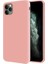 Apple iPhone 11 Pro Max İçi Kadife Soft Silikon Kılıf - Pembe 1
