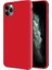 Apple iPhone 11 Pro Max İçi Kadife Soft Silikon Kılıf - Kırmızı 1