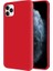 Apple iPhone 11 Pro İçi Kadife Soft Silikon Kılıf - Kırmızı 1