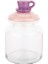 Pembe Kupa Seramik Kapaklı Kavanoz 1085 ml 1