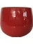 Armenbotanik Kırmızı Renk Sırlı El Yapımı Toprak Saksı 9 x 9 cm 1