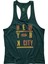 Fitness Gym Tank Top Sporcu Atleti Nyc Yeşil 1